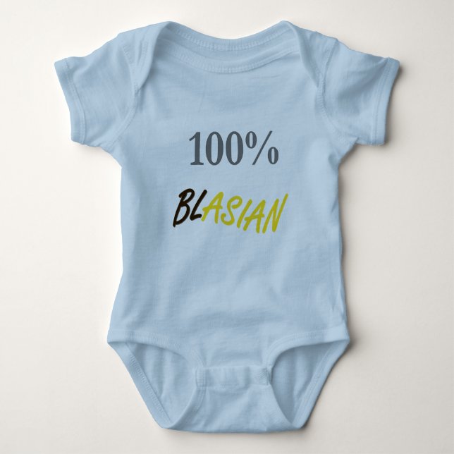 Blasian spädbarnranka 100% tee shirt (Framsida)