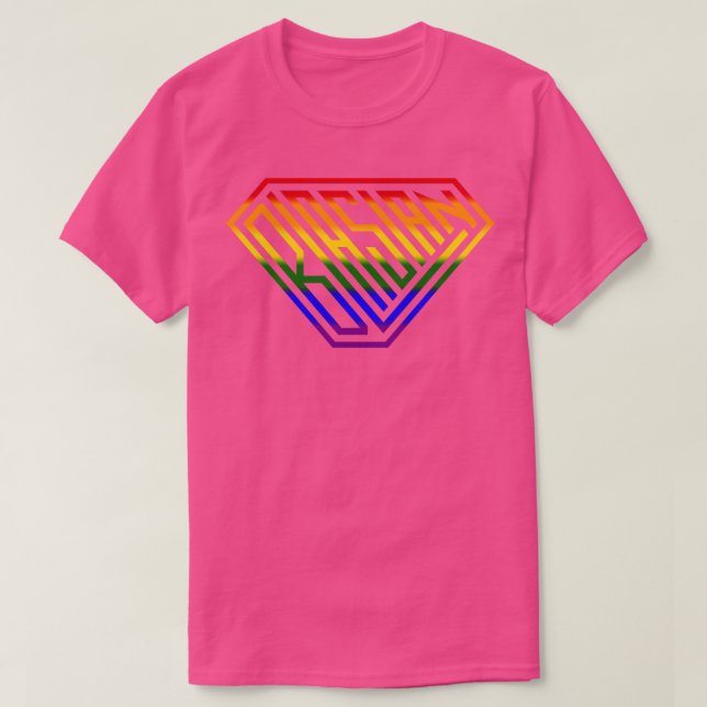 Blasian SuperEmdriven Shield Rainbow T Shirt (Design framsida)