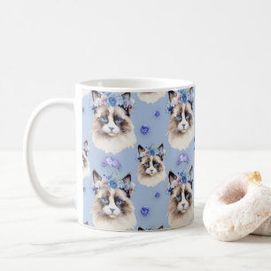 Blåsiga persiska Blommigtar Kaffemugg