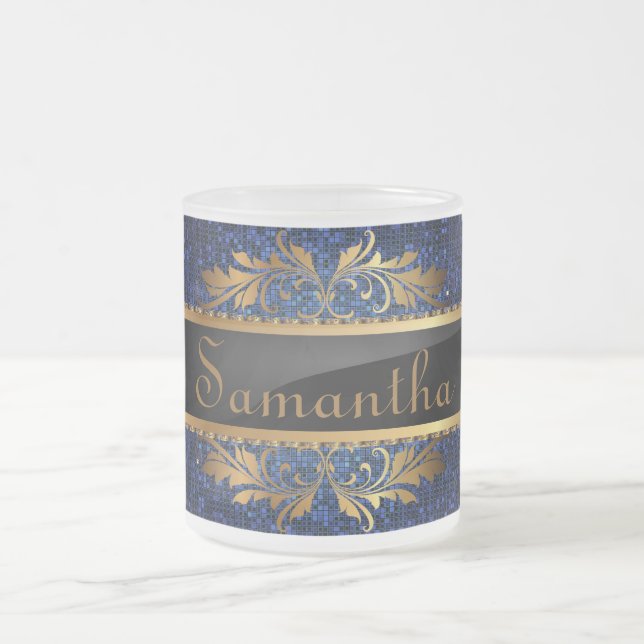 Blåsiga säcken Glitter, fryst glaskaffe Mugg Kopp (Center)