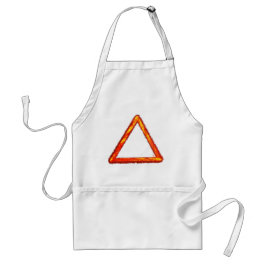 Blasing Fire Inslag Alchemy Symbol Förkläde