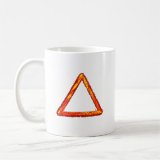 Blasing Fire Inslag Alchemy Symbol Kaffemugg