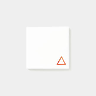 Blasing Fire Inslag Alchemy Symbol Post-it Block