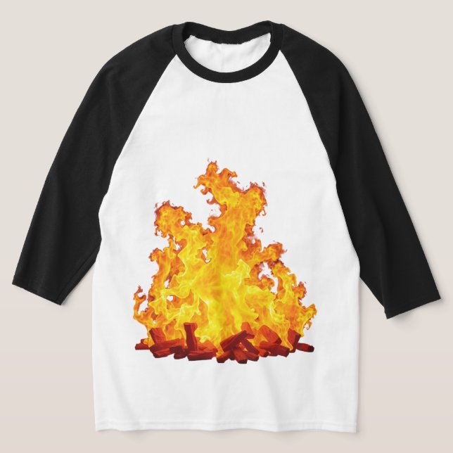 Blasing Fire Manar Basic 3/4 Sleeve Raglan T-Shirt (Laydown)
