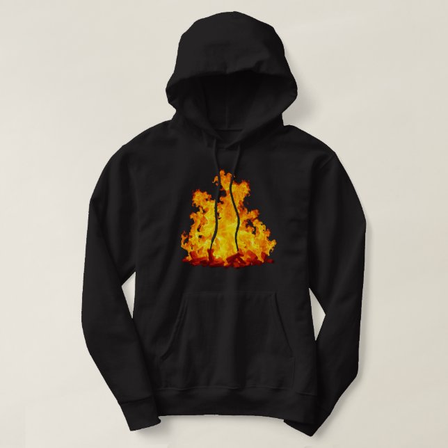 Blasing Fire Manar Basic Hooded Sweatshirt (Design framsida)
