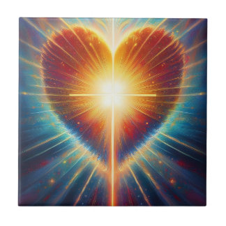Blasing Heart of Faith Kakelplatta