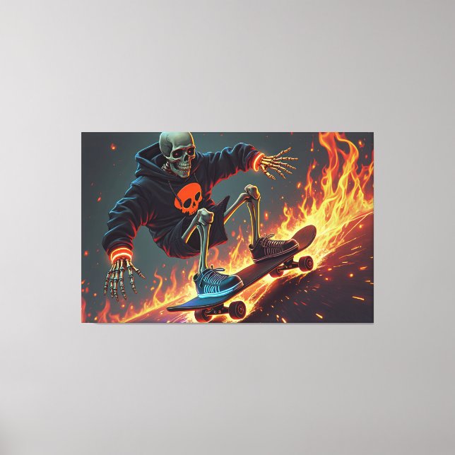 Blasing Kickflip Canvastryck (Framsida)