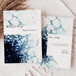 Blåsjödestination Maid of honor Frieri Inbjudningar