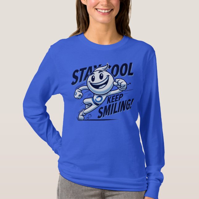 Blåsjömil T-shirts (Framsida)