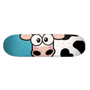 Blåskäggsång på blå skateboard