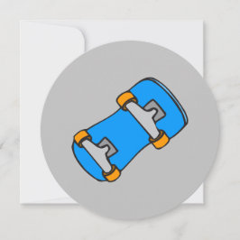 Blåskägla med Orange Hjul