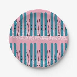 Blåskal på bakgrunden snö och rosa