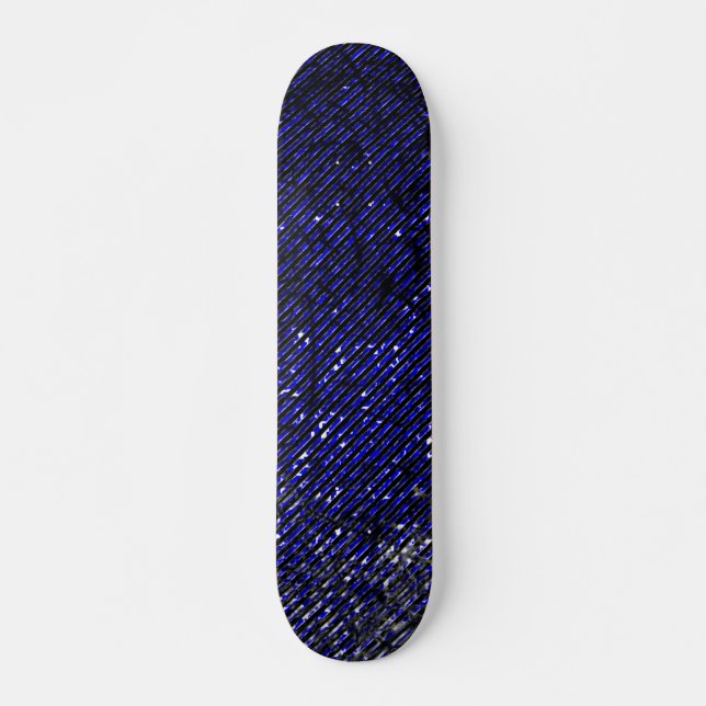 Blåskalig rand av färgen mini skateboard bräda 18,5 cm (Framsida)