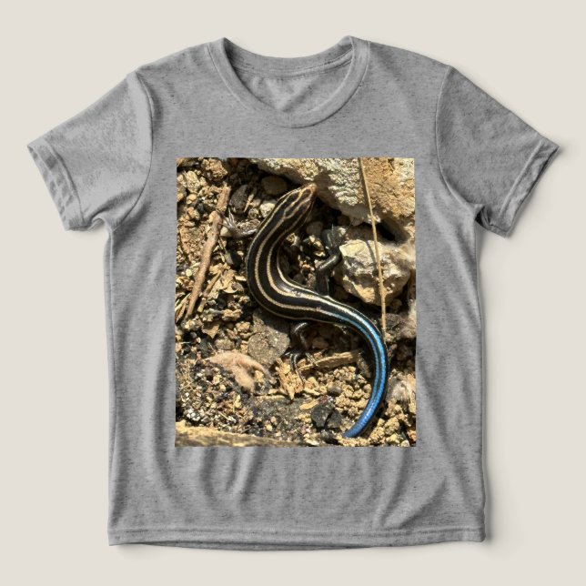 Blåskalig skink t shirt (Design Framsida)