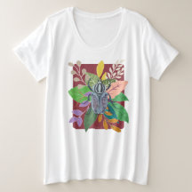 Blåskalv, vattenfärg