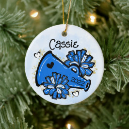 Blåskare för prydnadsföremål Megafone Pom Pom Cute Julgransprydnad Keramik