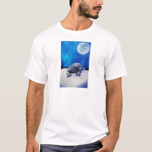 Blåskärmsödla Dragon Reptile Fantasy Art T Shirt