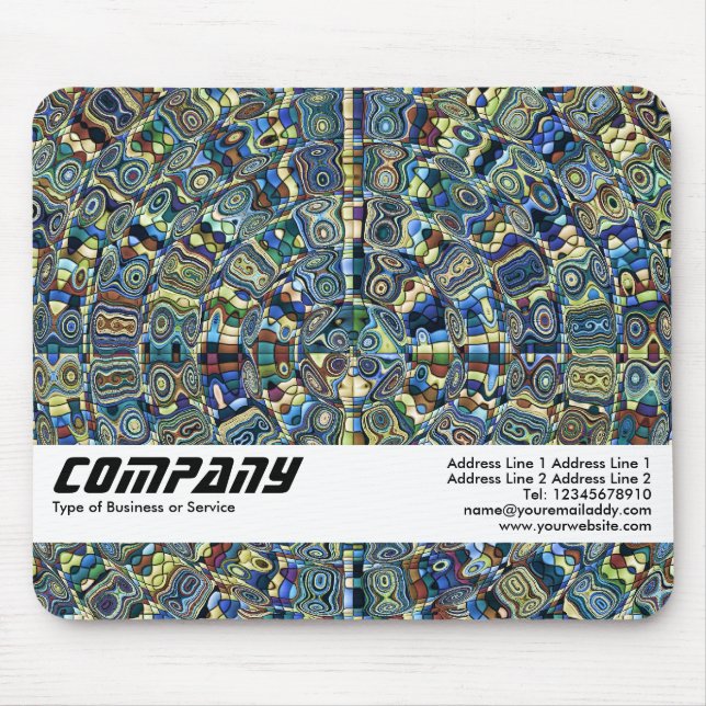 Blåskärpa, företag musmatta (Framsidan)