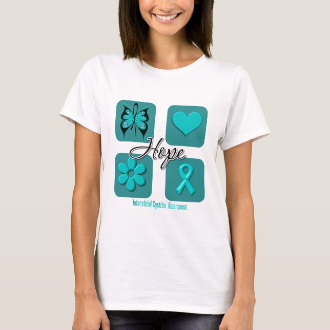 Blåskatarr för hoppinspirationInterstitial T-shirt (Framsida)