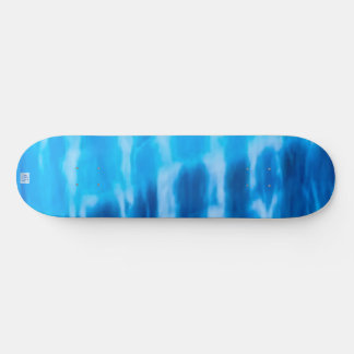 Blåskateboard, solnedgången i stranddye mini skateboard bräda 18,5 cm