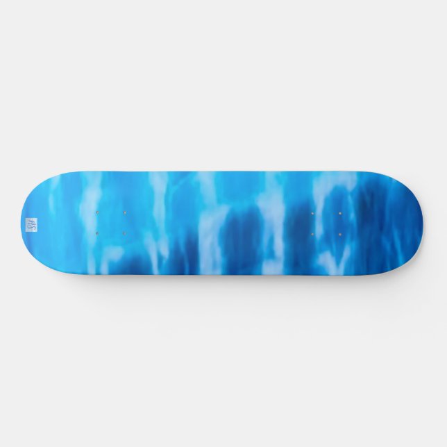 Blåskateboard, solnedgången i stranddye mini skateboard bräda 18,5 cm (Horz)