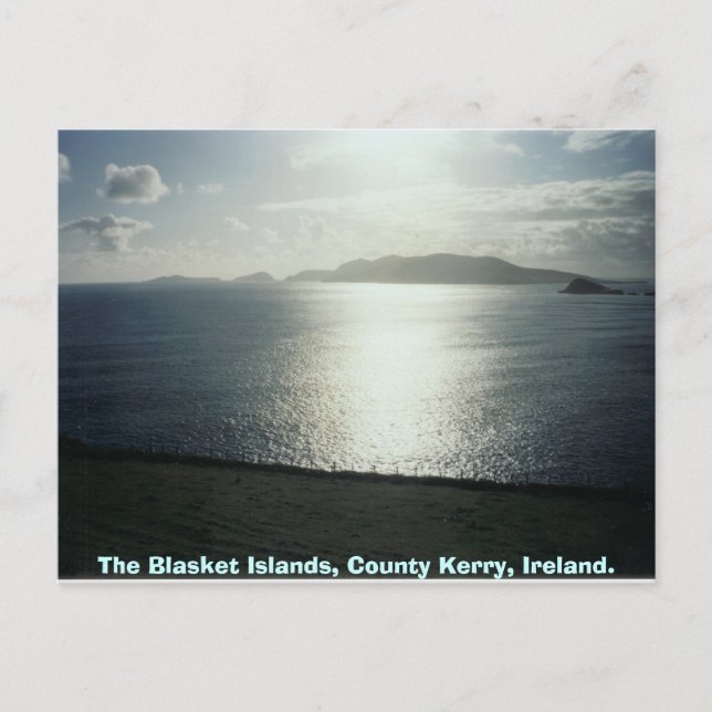 Blasket Islands, County Kerry, Irland Vykort (Framsida)