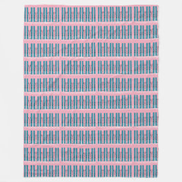 Blåskidor på rosa filt