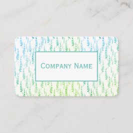 Blåsklimatning i Grönt Löv Visitkort