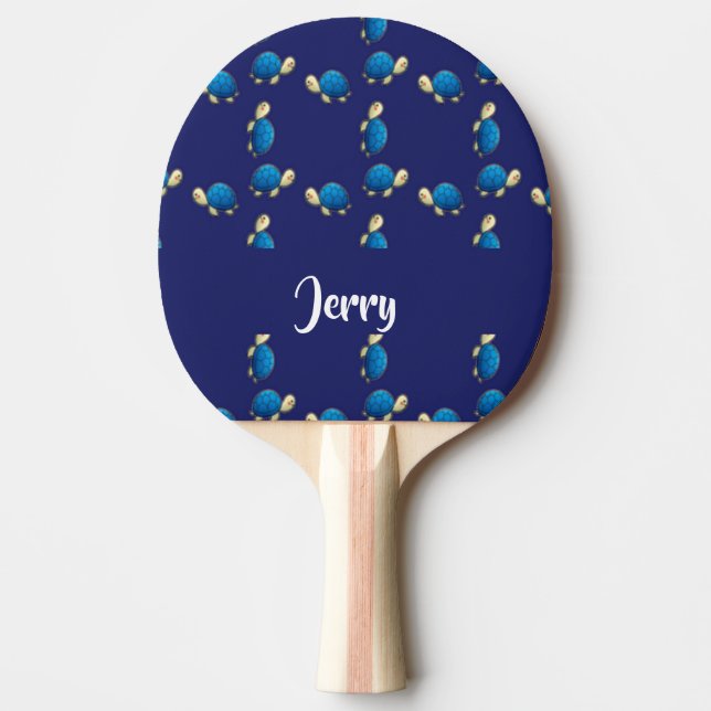 blåsköldpaddor pingisracket (Framsidan)