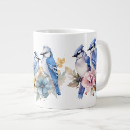 Blåskrika Hälsning Jumbo Mugg