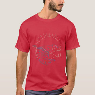 Blåskrika rolig t shirt