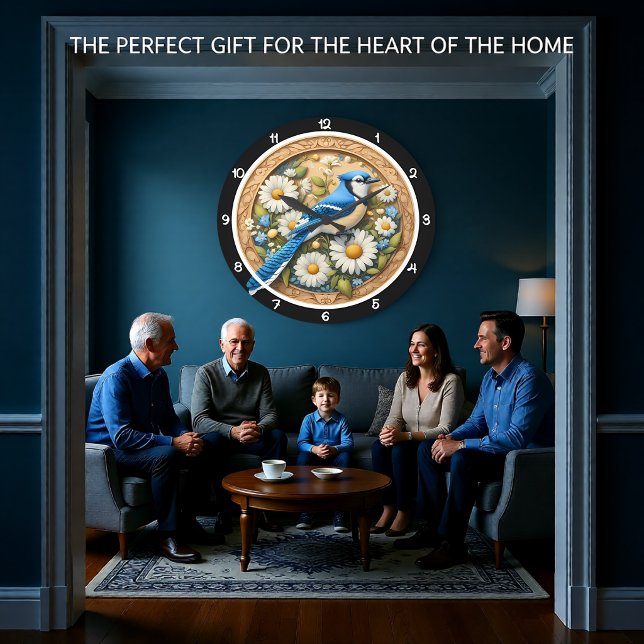 Blåskrika Tusenskönas Arv Stor Klocka (Skapare uppladdad)