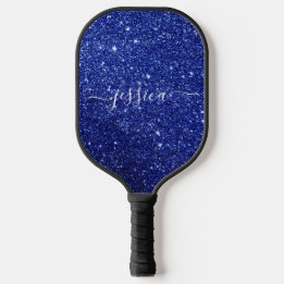Blåskript namn-burkpadla glitter