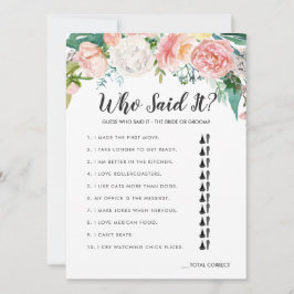 Blåsksommarens Blommigt, Dubbla-sidig Möhippa Inbjudningar