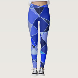 Blåskuggor Geometric Crystal Design Leggings