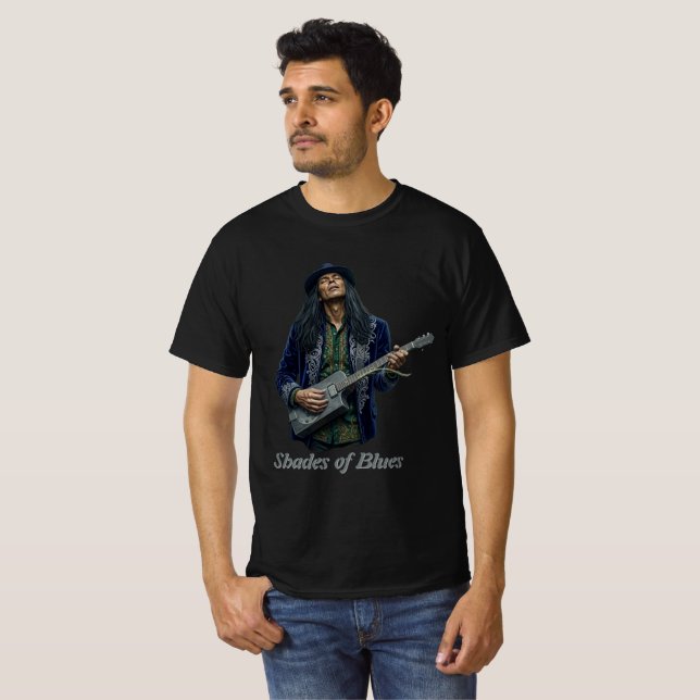 Blåskuggor T-Shirt (Hel framsida)