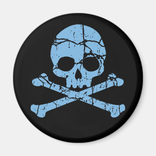 Blåskullsben och korsben magnet