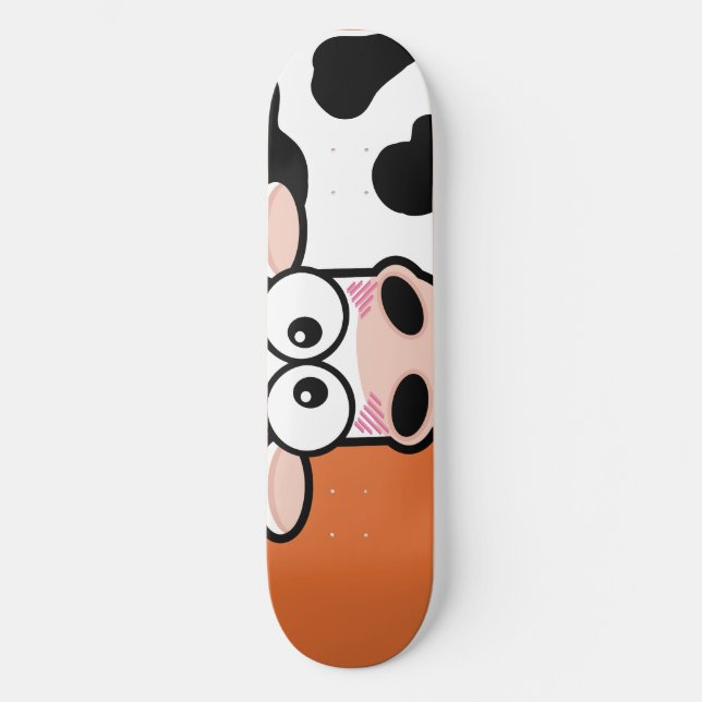 Blåskuv på Orange Skateboard Bräda 20,5 Cm (Framsida)