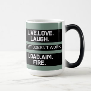 Blåsladdningsmålets brandgrafikteknik för levande  magisk mugg