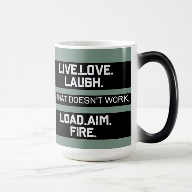 Blåsladdningsmålets brandgrafikteknik för levande  magisk mugg (Höger)