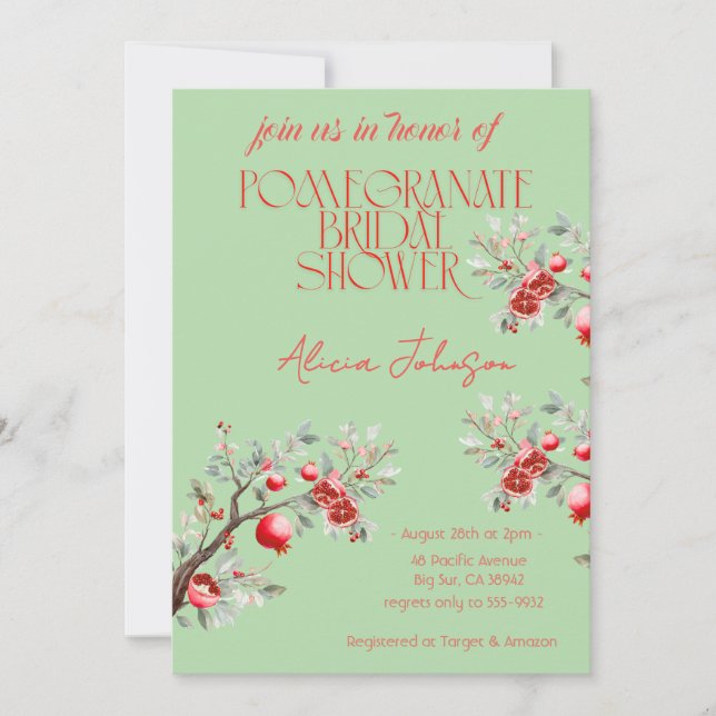 Blåsning av Möhippan Gren Inbjudningar (Framsida)