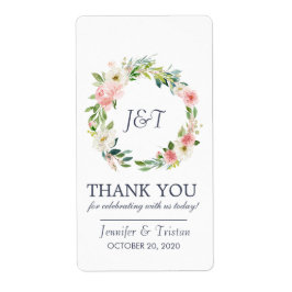 Blåsning av Ro flotta  Blommigten Bröllop Tack Fraktsedel