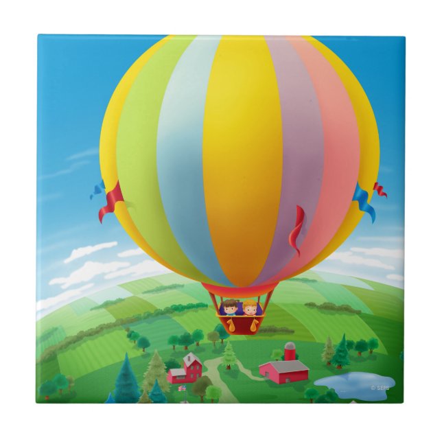 Blåsning i Vinden Kakelplatta (Framsidan)