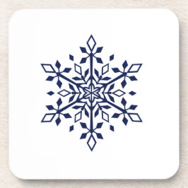 Blåsnöflingor på underlägg av hårdplast