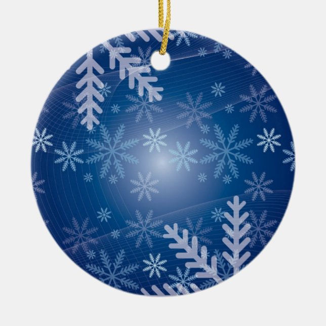 Blåsnowy christmas ornament (Framsidan)