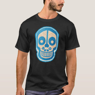 Blåsockelskullig handbelysning - enkel Calavera T Shirt