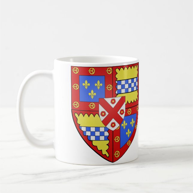 Blason John Stuart De Darnley 1er Comte De Lennox Kaffemugg (Vänster)