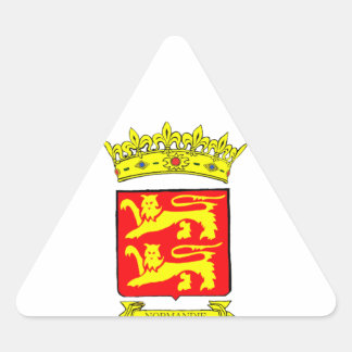 BLASON NORMANDIE TRIANGELFORMAT KLISTERMÄRKE