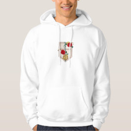 Blason Steampunk aux Roses Écarlates Hoodie