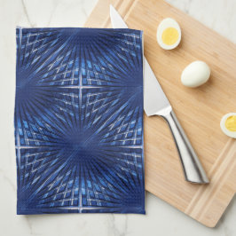 Blåspetsad grille tittar, uppblåst kökshandduk